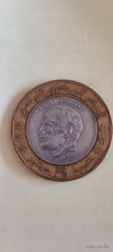 Тунис 5 динар 2002