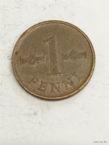 Финляндия 1 пенни 1963