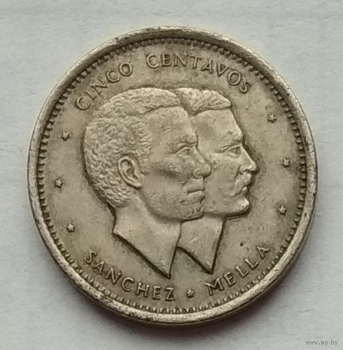 Доминикана 5 сентаво 1987 г.