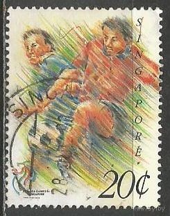 Сингапур. Южно-Азиатские игры. Футбол. 1993г. Mi#689.