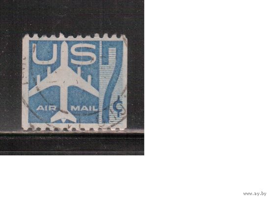 США-1958, (Мих.732 С), гаш., Стандарт, Авиапочта  ,