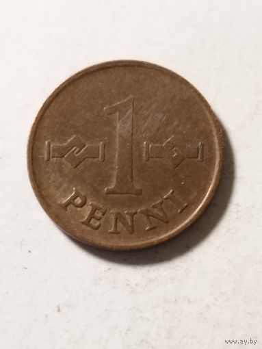 Финляндия 1 пенни 1964