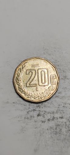 Мексика 20 цент  2001