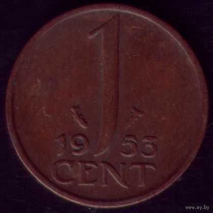 1 цент 1953 год Нидерланды
