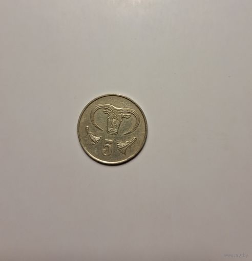 Кипр 5 центов 1983