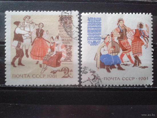 1961 Молдавские и украинские костюмы