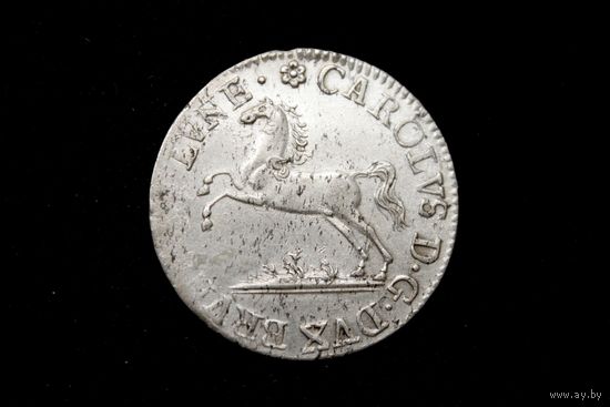 1/12 талера 1751 г. Брауншвейг-Вольфенбюттель (Германия), Карл I. Штемпельный блеск!