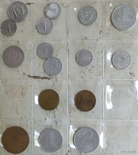 Монеты ГДР. Возможен обмен и продажа поштучно