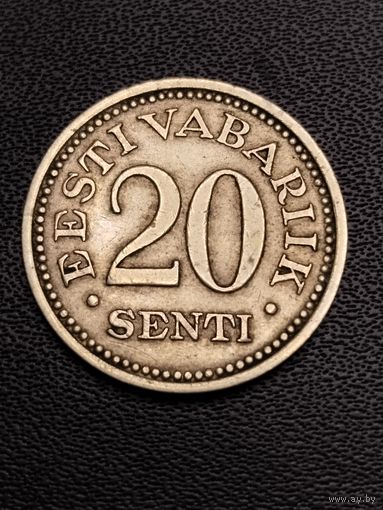20 центов 1935. Хорошее состояние. С 1 рубля.