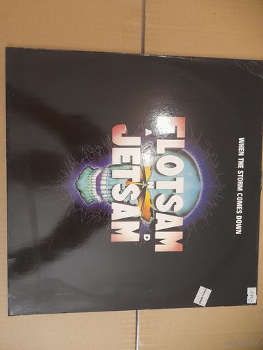 FLOTSAM & JETSAM "WHEN THE STORM COMES DOWN "  1990 LP GERMANY MCA 2292 57193-1  NM/NM-
