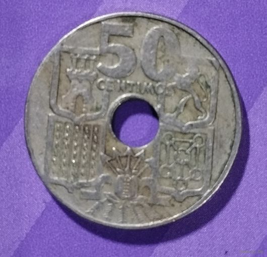 50 сентимов 1949 г. Испания