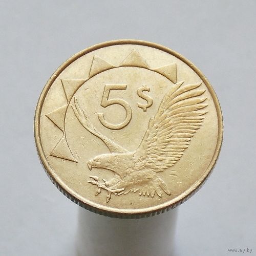 Намибия 5 долларов 2012