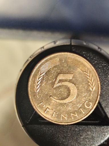 Германия 5 пфеннигов 1990 J
