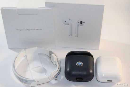 Наушники Apple AirPods 2 в зарядном футляре, Оригинал