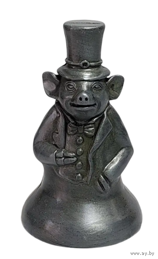 Колокольчик Поросенок Металл/Сплав