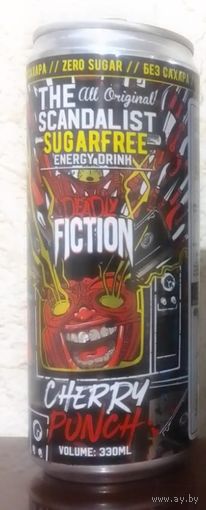 Банка от энергетика THE SCANDALIST DEAD FICTION Cherry Punch 330ml (ОБМЕН/ПРОДАЖА/ТОРГ) 1лот=1шт