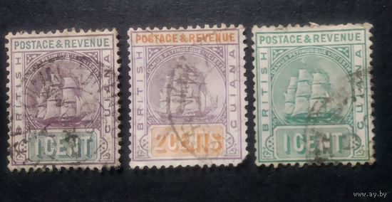 Великобритания\170в\Гайана.1889 Британская Гвиана парусник