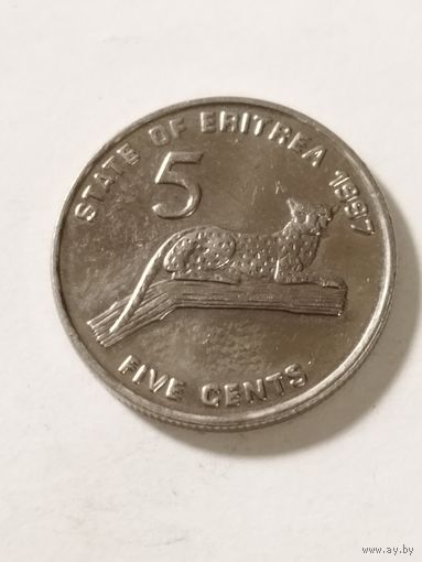 Эритрея 5 центов 1997
