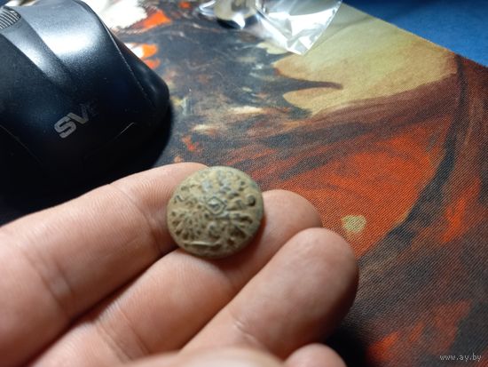 Пуговица РИА из олова