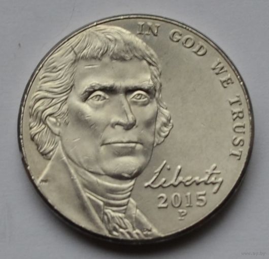 США, 5 центов 2015 г. Р