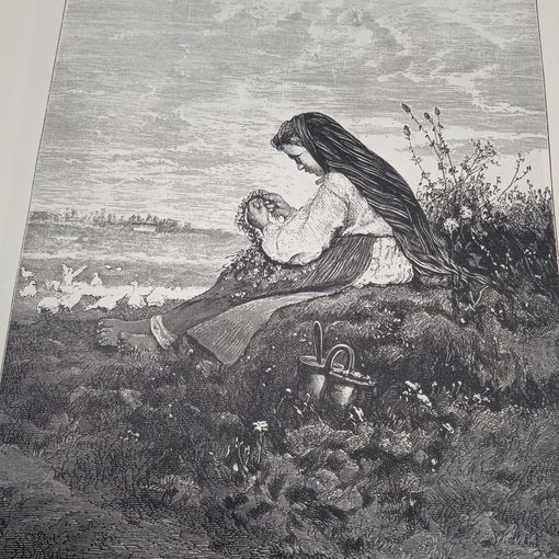 Энциклопедическая гравюра конец 19в. 21х27см.