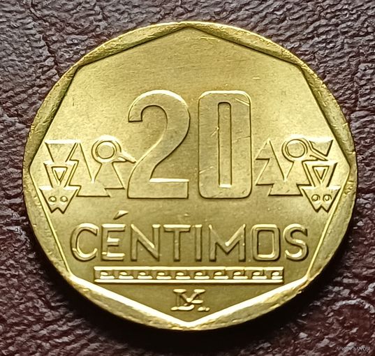 Перу 20 сентимо, 2019    ( 2-3-4 )