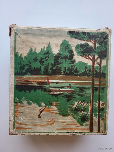 Спиннинговая катушка "Невская". Завод "ГМЗ", 1965 с родной коробкой. СССР