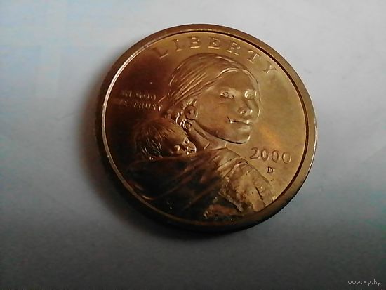 1 доллар 2000 года "Женщина с ребенком"