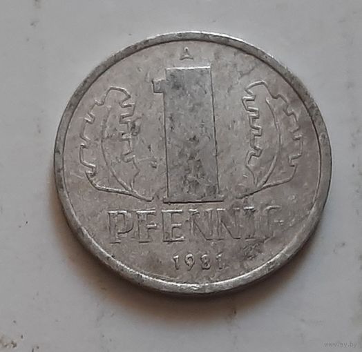1 пфенниг 1981 г. ГДР