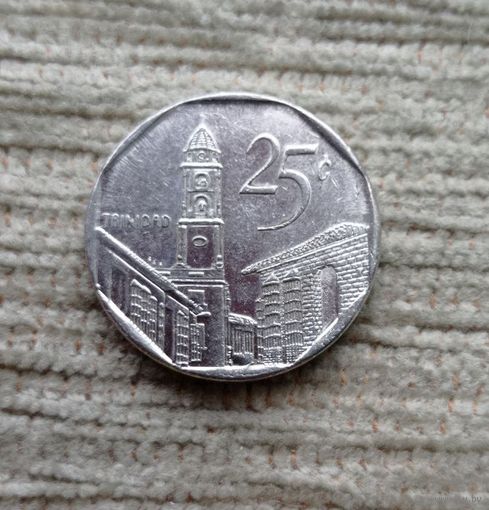 Werty71 Куба 25 сентаво 2001