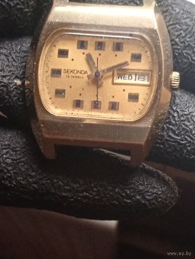 Часы Sekonda позолоченные