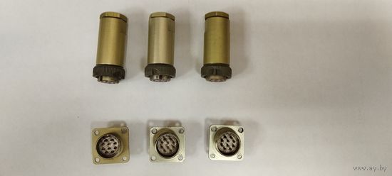 Розетки РС10ТВ с кожухом и вилки РСГ10ТВ