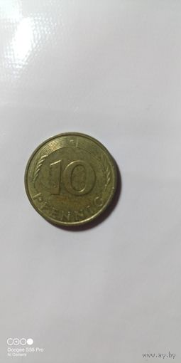 10 пфеннигов 1983 G ФРГ