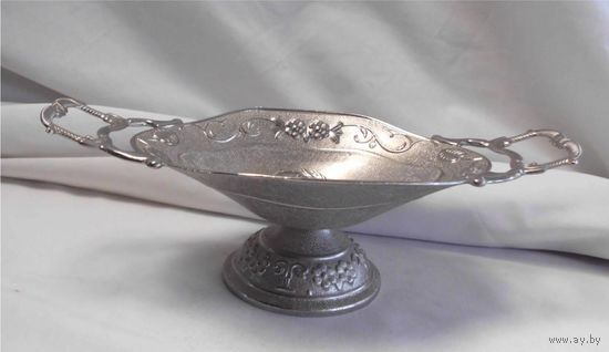 Конфетница Орешница Лотос Серебрение