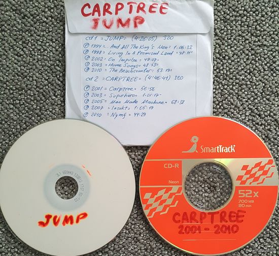 CD MP3 дискография CARPTREE, JUMP - 2 CD
