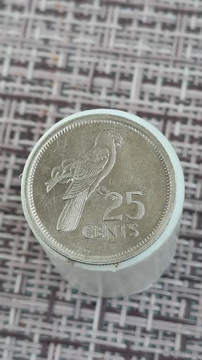 Сейшелы 25 центов 1982 г