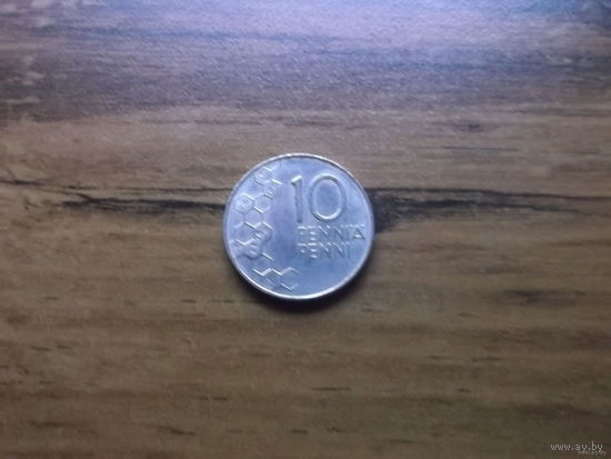Финляндия 10 пенни 1991
