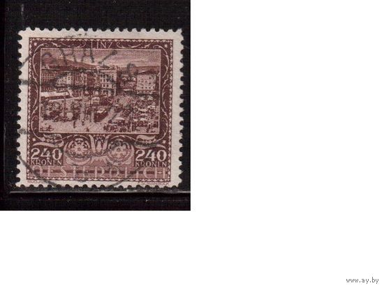 Австрия-1923,(Мих.438) гаш., Город Линц