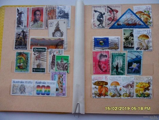 Марки США+/лот 207/ 27 шт, цена за все