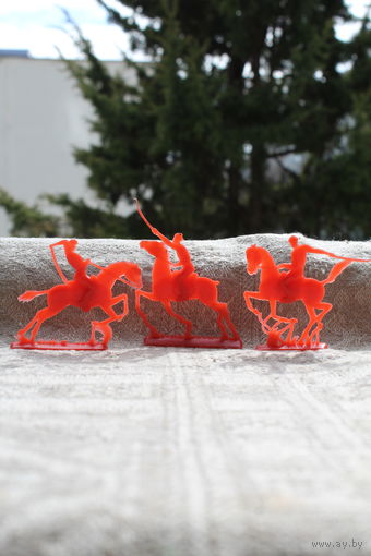 Солдатики конница советские. Пластик