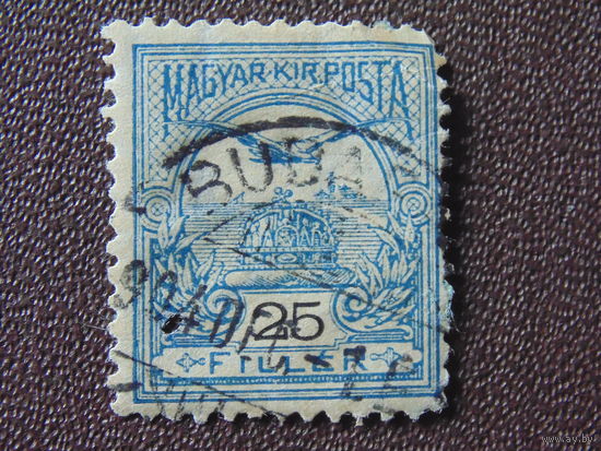 Венгрия 1916 г. Турул и корона 25 f.