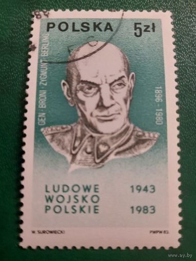 Польша 1983. Генерал Zigmunt Berling 1896-1980