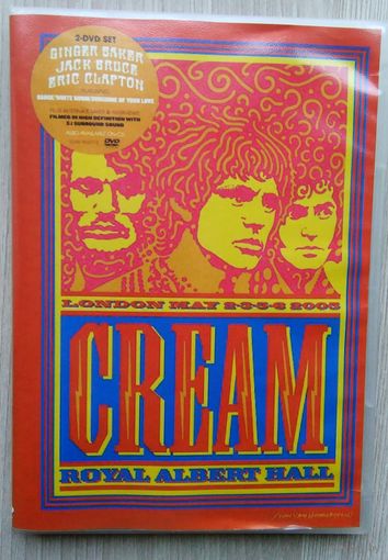 DVD. CREAM. Royal Albert Hall.2в1,