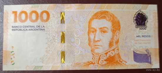 1000 песо 2023 года - Аргентина - UNC