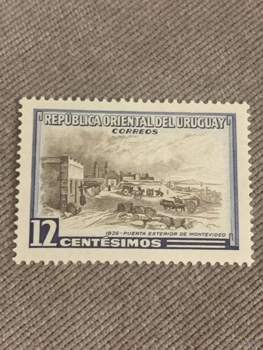 Уругвай. 1836 puerta exterior de Montevideo
