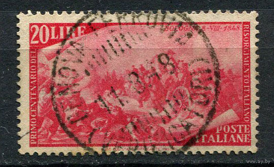 Италия - 1948 - Восстания в Болонье 20L - [Mi.756] - 1 марка. Гашеная.  (Лот 69AR)