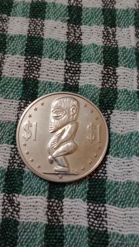 Острова Кука 1 доллар 1975