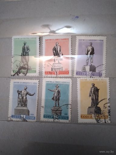 СССР, 1959, ПАМЯТНИКИ ,  серия 6м