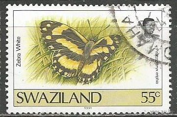 Свазиленд. Бабочка белянка. 1987г. Mi#523.