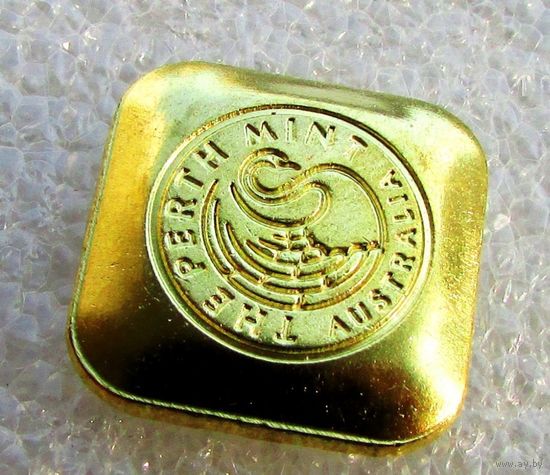 Австралия. Золотой слиток Пертского монетного двора (Perth Mint) 10 унций